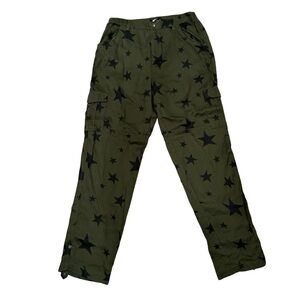 Velvet Heart Star Print Cargo Pants